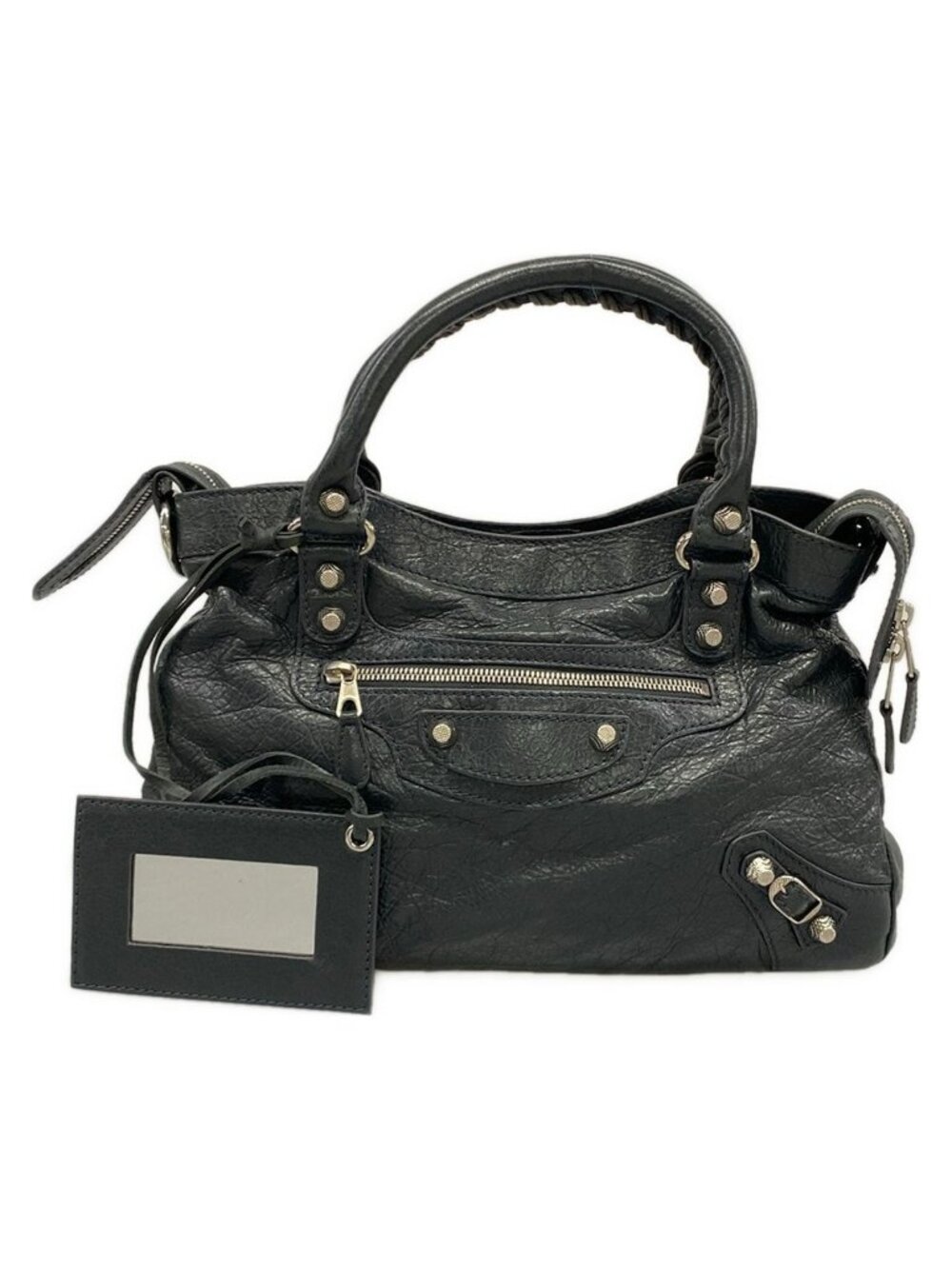 Balenciaga Handbag the Giant Town Dark Gray Leather